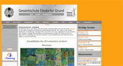 Desktop Screenshot of gs-ebsdorfergrund.de